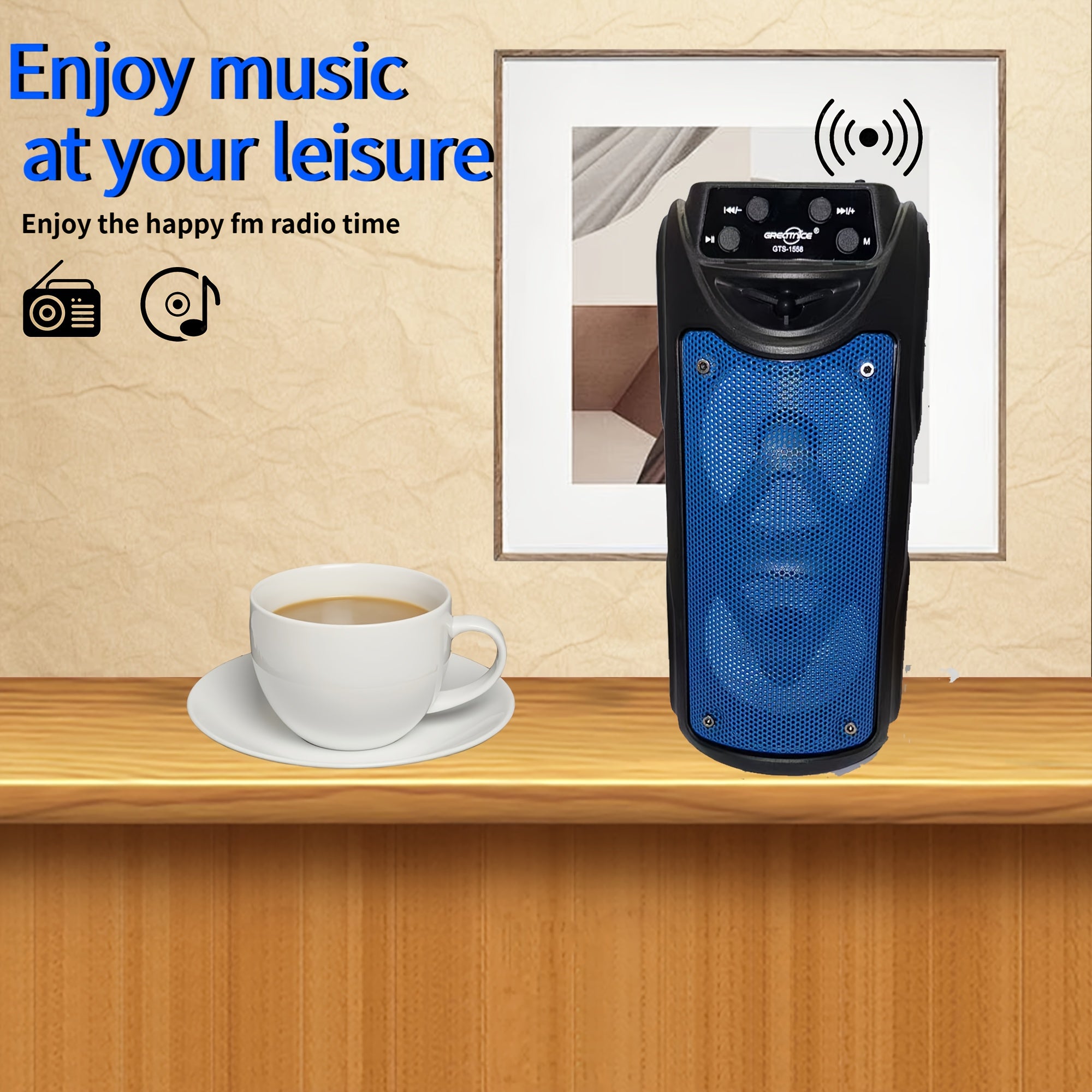 Portable Outdoor Wireless Speaker with LED Lights - Image 4