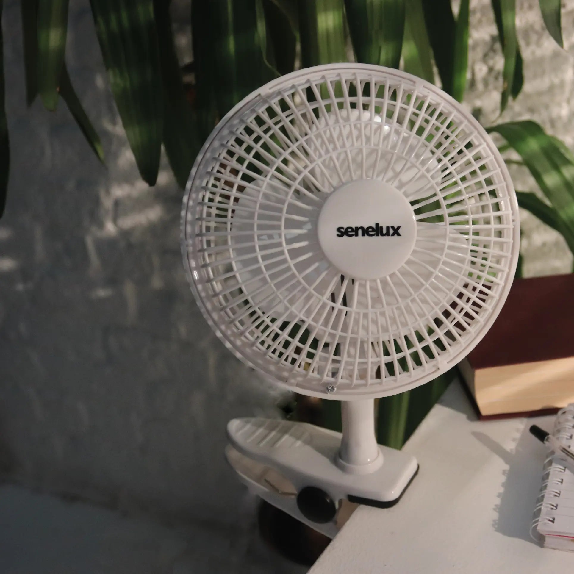 Senelux 6" Clip On Desk Fan- Home Cooling from a Portable, Cool Clip Fan; Clip on Desk Fan - Image 5