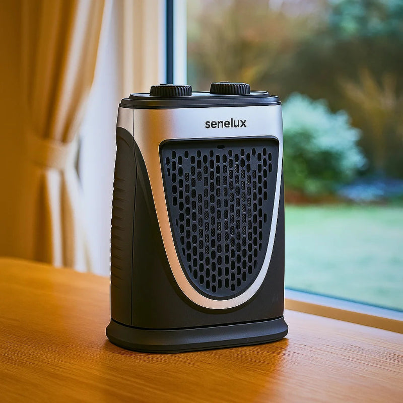 Mini Heater 1500W Electric Ceramic Portable Heater with Adjustable Thermostat - Image 2